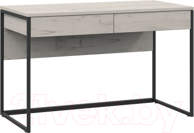 Компьютерный стол ТриЯ Лофт тип 2 (черный/дуб крафт белый)