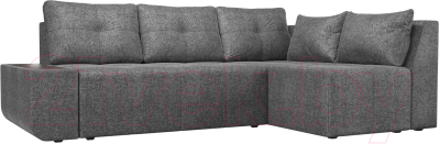 Диван угловой Mebelico Амадэус 300 правый / 109700 (рогожка, серый)