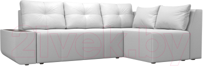 Диван угловой Mebelico Амадэус 300 правый / 109702 (экокожа, белый)
