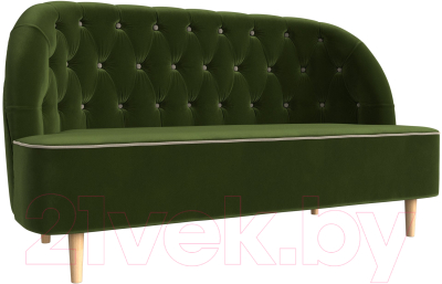 Диван Mebelico Амиса 303 / 109838 (микровельвет, зеленый)