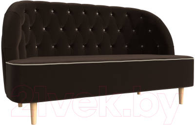 Диван Mebelico Амиса 303 / 109840 (микровельвет, коричневый)