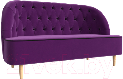 Диван Mebelico Амиса 303 / 109842 (микровельвет, фиолетовый)