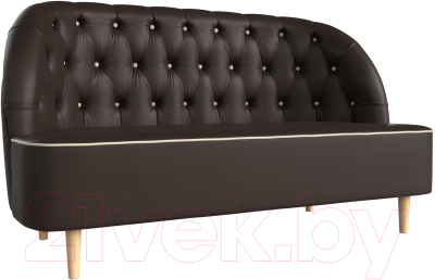 Диван Mebelico Амиса 303 / 109849 (экокожа, коричневый)