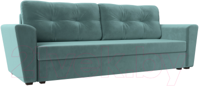 Диван Mebelico Амстердам Лайт 310 / 112427 (велюр бирюзовый)