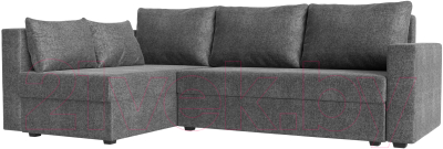Диван угловой Mebelico Мансберг 317 левый / 112541 (рогожка, серый)