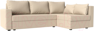 Диван угловой Mebelico Мансберг 317 правый / 112543 (экокожа, бежевый)