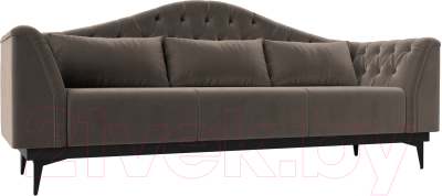 Диван Mebelico Флорида 318 / 112340 (велюр, коричневый)