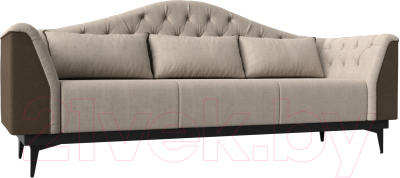 Диван Mebelico Флорида 318 / 112371 (рогожка бежевый/коричневый)