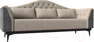 Диван Mebelico Флорида 318 / 112372 (рогожка бежевый/серый)