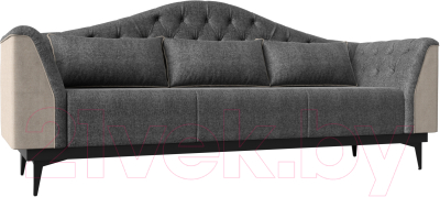 Диван Mebelico Флорида 318 / 112377 (рогожка серый/бежевый)