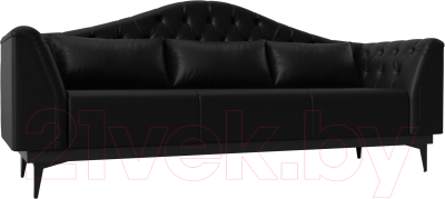 Диван Mebelico Флорида 318 / 112385 (экокожа, черный)