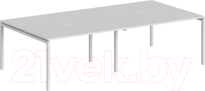 Письменный стол Norden 320x143.8x75 / SG.256.WH.44.WH (белый)