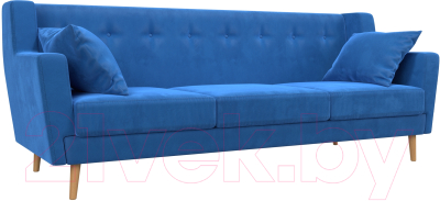 Диван Mebelico Брайтон 291 3-х местный / 109150 (велюр, голубой)