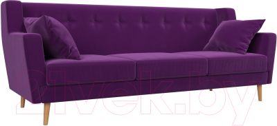 Диван Mebelico Брайтон 291 3-х местный / 109162 (микровельвет, фиолетовый)