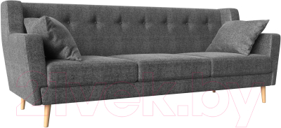 Диван Mebelico Брайтон 291 3-х местный / 109166 (рогожка, серый)