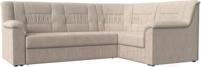 Диван угловой Mebelico Карелия 343 правый (рогожка бежевый)