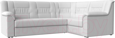 Диван угловой Mebelico Карелия 343 правый (экокожа белый)