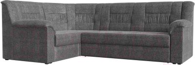 Диван угловой Mebelico Карелия 343 левый (рогожка серый)