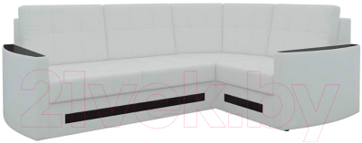 Диван угловой Mebelico Белла У 476 правый / 58442 (экокожа, белый)