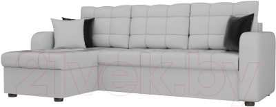 Диван угловой Mebelico Ливерпуль 478 левый / 59616 (экокожа, белый)