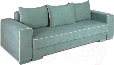 Диван KRONES Цезарь 4 (велюр зеленый/бежевый)