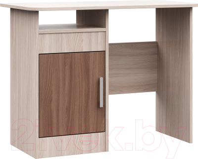 Компьютерный стол Стендмебель №4 (ясень шимо светлый/ясень шимо темный)