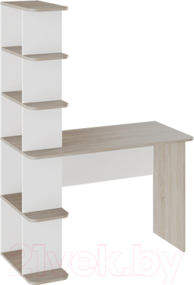 Письменный стол ТриЯ Тип 4 (дуб сонома/белый ясень)