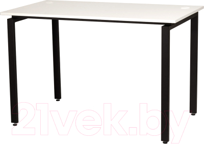 Письменный стол Millwood Лофт Сиэтл ДТ-5 120x70x75 (белый/черный)