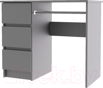 Письменный стол ДСВ Мори левый МС-6 (графит)