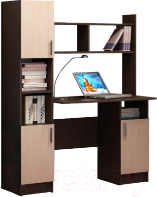 Письменный стол Памир ПКС-6 (венге/дуб белфорт)