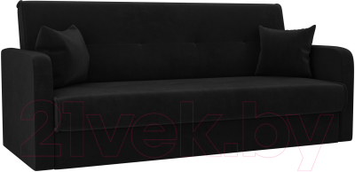 Диван Mebelico Надежда 72 / 103077 (велюр, черный)
