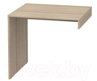 Стол-приставка Премиум Акцент 80 (шимо светлый)