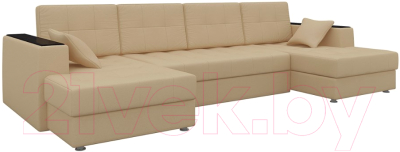 Диван П-образный Mebelico Эмир-П 85 / 57584 (экокожа, бежевый)