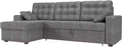 Диван угловой Mebelico Камелот 89 левый / 59427 (рогожка, серый)