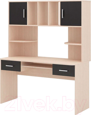 Компьютерный стол Стендмебель №8 (дуб белфорт/венге)