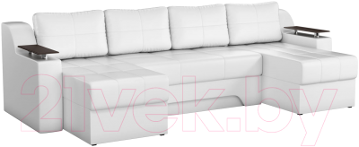 Диван П-образный Mebelico Сенатор-П 94 / 59357 (экокожа, белый)