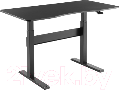Письменный стол Ergosmart Air Desk L (черный)