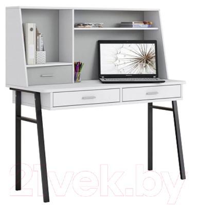 Письменный стол Polini Kids Aviv 1455 (белый/серый)