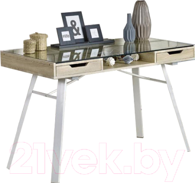 Письменный стол Halmar B33 (дуб сонома/белый)