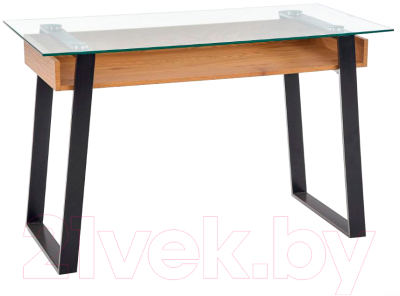 Письменный стол Halmar B36 (дуб золотой/черный)