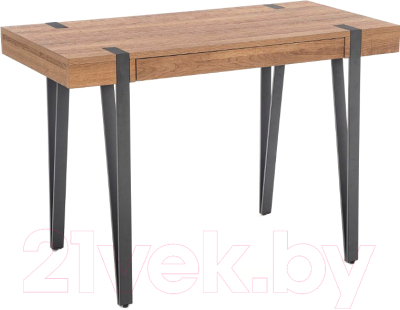 Письменный стол Halmar B39 (орех медовый/черный)