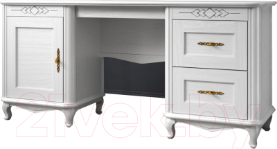 Письменный стол Молодечномебель Савьера двухтумбовый B3D1 / ВМФ-1967 (дуб оксфорд)