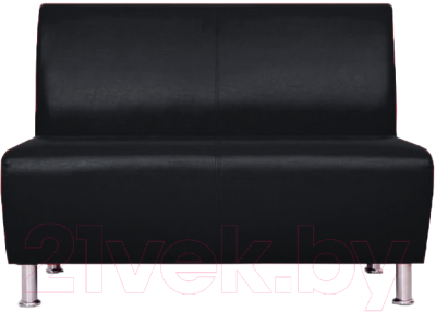 Диван Brioli Руди двухместный (L22/черный)