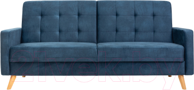 Диван KRONES Тесей (велюр темно-синий)
