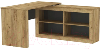 Письменный стол Интерлиния Loft LT-СП (дуб золотой/антрацит)