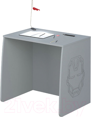 Письменный стол Polini Kids Marvel 4105 Железный человек (серый)