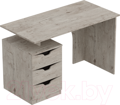 Письменный стол Мебельград Соренто (дуб бонифаций/кофе структурный матовый)