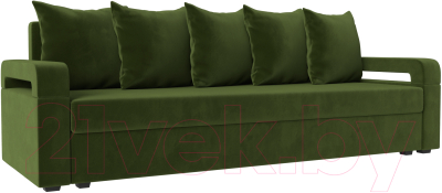 Диван Mebelico Гермес Лайт (микровельвет зеленый)