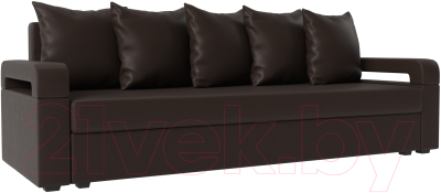 Диван Mebelico Гермес Лайт (экокожа коричневый)