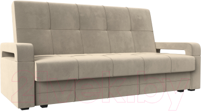 Диван Mebelico Гермес Лайт книжка (микровельвет бежевый)